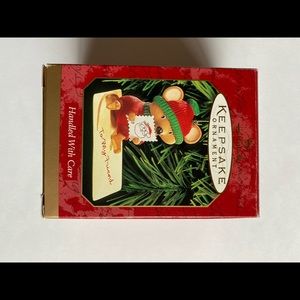 NWT Hallmark vintage ornament Handled with Care